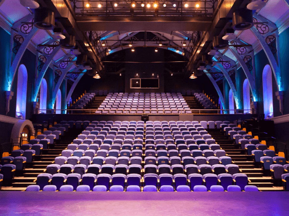 The Corn Exchange auditorium, view from the stage