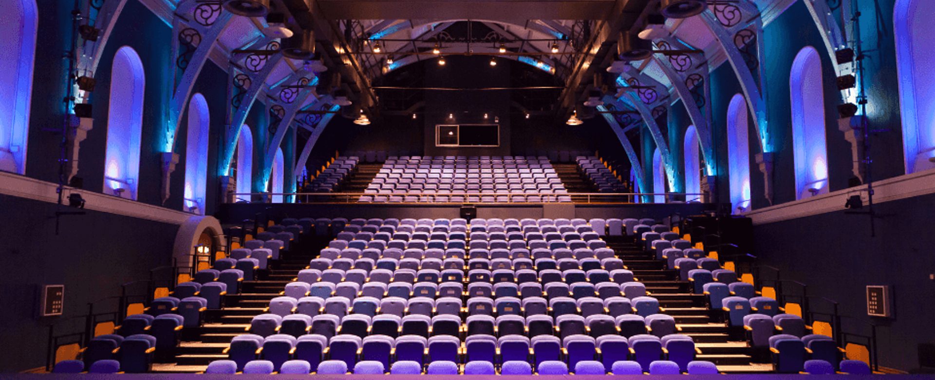 The Corn Exchange auditorium, view from the stage