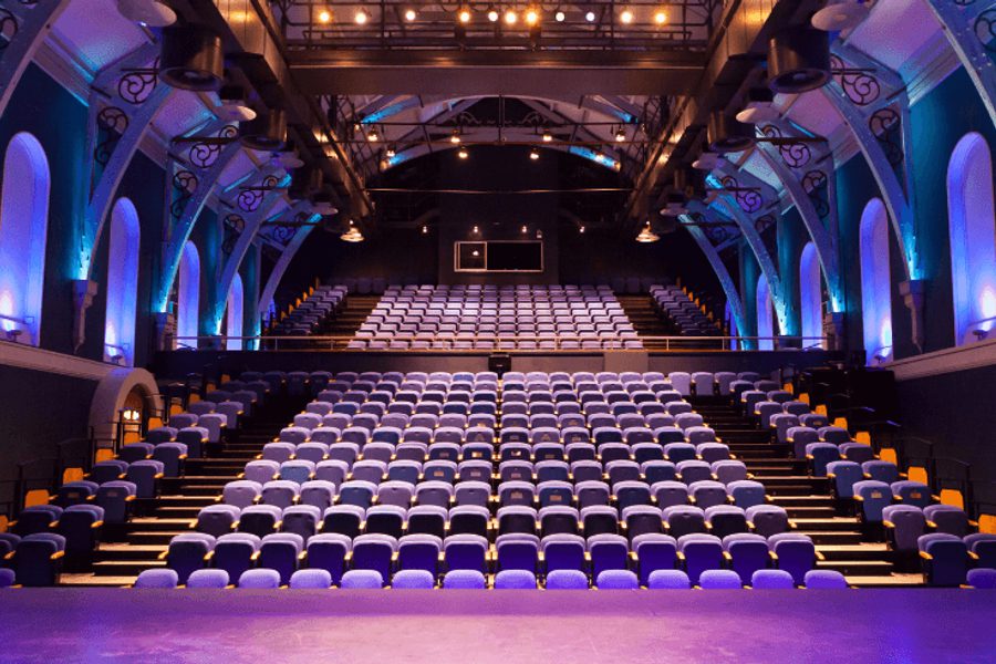 The Corn Exchange auditorium, view from the stage